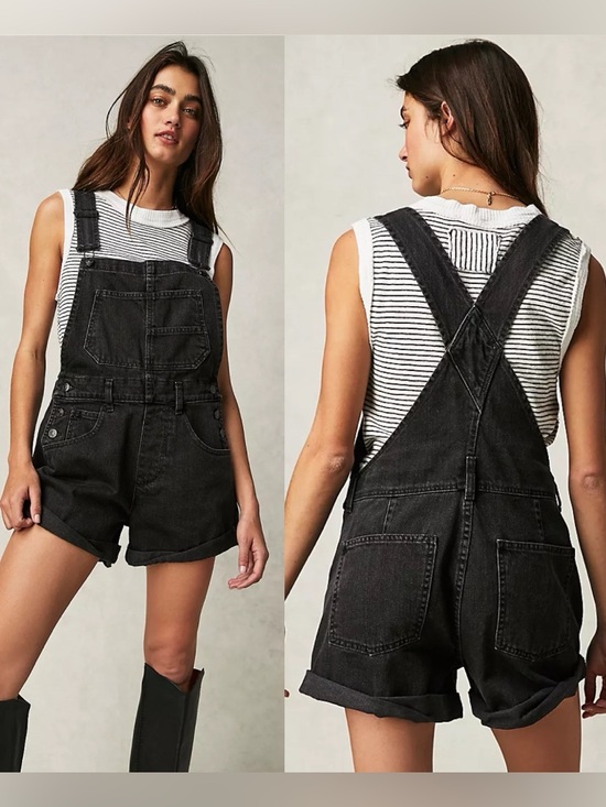 Free People Pants - Free People We The Free Ziggy Shortalls